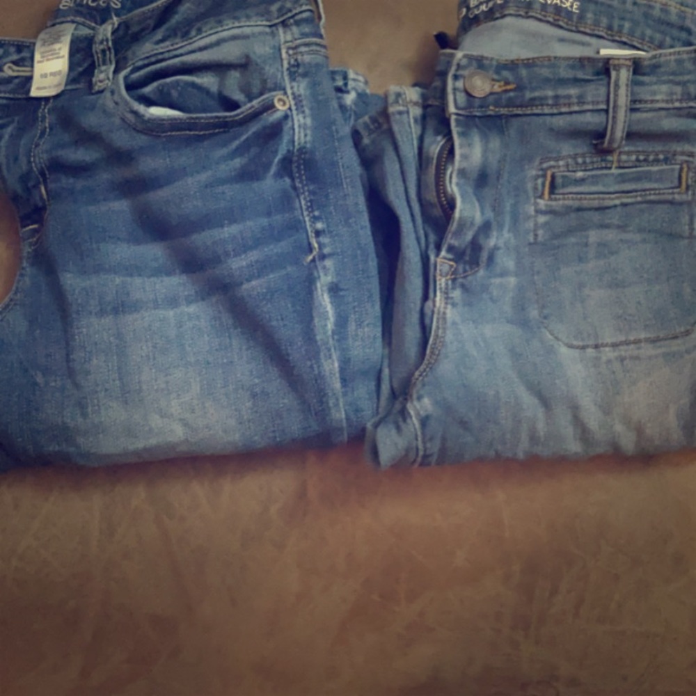 Two pairs of jeans
